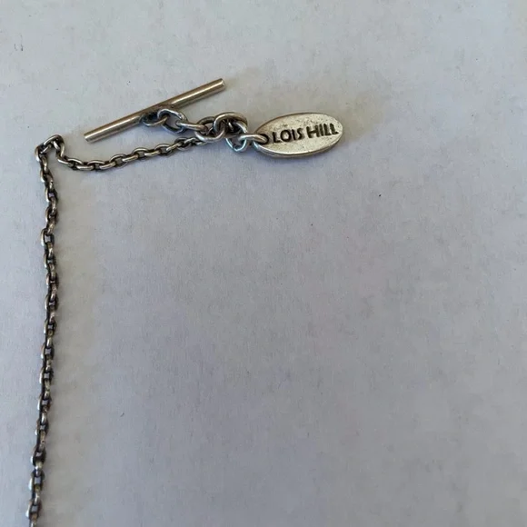 Lois Hill Sterling Silver Heart Pendent Necklace - Picture 3 of 3